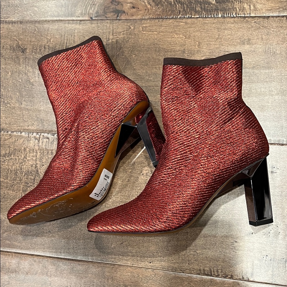 Clergerie metallic Jany Ankle Boots ($725) - Picture 2 of 9